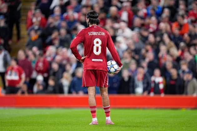 September 17, 2025, Liverpool, Liverpool, England: Dominik Szoboszlai of Liverpool FC gestures during the UEFA Champions League 2025 26 League Phase MD1 match between Liverpool FC and Atletico de Madrid at Anfield on September 17, 2025, in Liverpool, England. Liverpool England - ZUMAa181 20250917_zaa_a181_023 Copyright: xDennisxAgyemanx