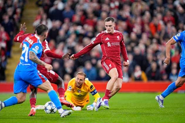 September 17, 2025, Liverpool, Liverpool, England: Florian Wirtz of Liverpool FC in action during the UEFA Champions League 2025 26 League Phase MD1 match between Liverpool FC and Atletico de Madrid at Anfield on September 17, 2025, in Liverpool, England. Liverpool England - ZUMAa181 20250917_zaa_a181_038 Copyright: xDennisxAgyemanx