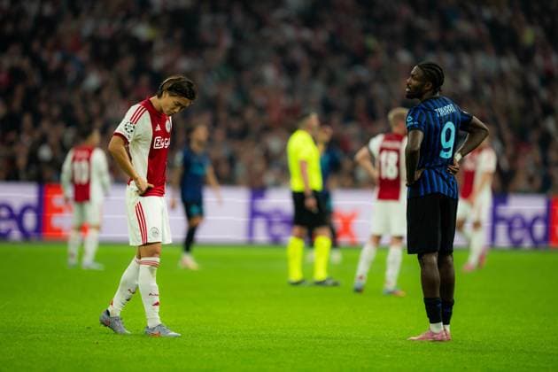 Ajax vs Inter Milan UEFA Champions League MD1 Ko Itakura of Ajax in action against Inter Milan during the UEFA Champions League match at Johan Cruyff Arena in Amsterdam, Netherlands, on September 17, 2025. (Photo by Taisei Iwamoto) Copyright: xTaiseixIwamotox
