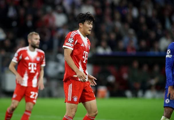 Football, Men, Champions League, Season 2025 2026, FC Bayern Munich FC Chelsea, Matchday 1, Allianz Arena Min jae Kim FC Bayern Munich Head, Upper body