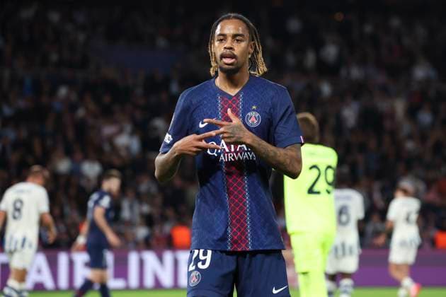 FOOTBALL : Paris Saint Germain Vs Atalanta - Ligue des Champions - 17 09 2025 Bradley Barcola (PSG) ParisFrance  Copyright: xMichtofx
