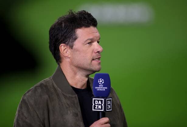Football, Men, Champions League, Season 2025 2026, FC Bayern Munich FC Chelsea, Matchday 1, Allianz Arena Michael Ballack, former footballer and TV expert, DAZN with microphone, head, portrait