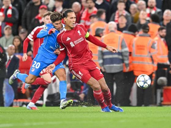 Liverpool v Atletico Madrid UEFA Champions League Virgil van Dijk of Liverpool during the UEFA Champions League match at Anfield, Liverpool UK Newspapers OUT Copyright: xKarlxVallantinex FIL-22236-0089