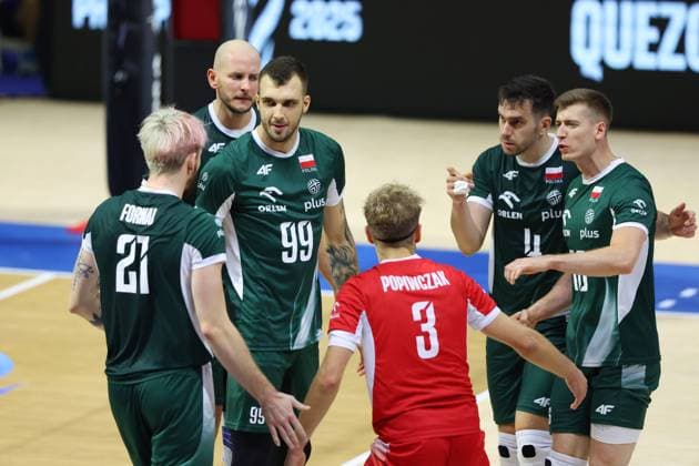 Poland team group, Mannschaftsbild, Totale SEPTEMBER 17, 2025 - Volleyball : FIVB Volleyball Men s World Championship, WM, Weltmeisterschaft 2025 Preliminary Phase between Poland - Netherlands at Smart Araneta Coliseum, Metro Manila, Philippines. Noxthirdxpartyxsales  aflo_303766474