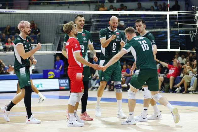 Poland team group, Mannschaftsbild, Totale SEPTEMBER 17, 2025 - Volleyball : FIVB Volleyball Men s World Championship, WM, Weltmeisterschaft 2025 Preliminary Phase between Poland - Netherlands at Smart Araneta Coliseum, Metro Manila, Philippines. Noxthirdxpartyxsales  aflo_303771899