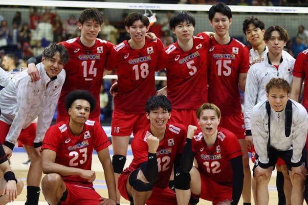 Japan team group, Mannschaftsbild, Totale SEPTEMBER 17, 2025 - Volleyball : FIVB Volleyball Men s World Championship, WM, Weltmeisterschaft 2025 Preliminary Phase between Japan - Libya at Smart Araneta Coliseum, Metro Manila, Philippines. Noxthirdxpartyxsales  aflo_303796944