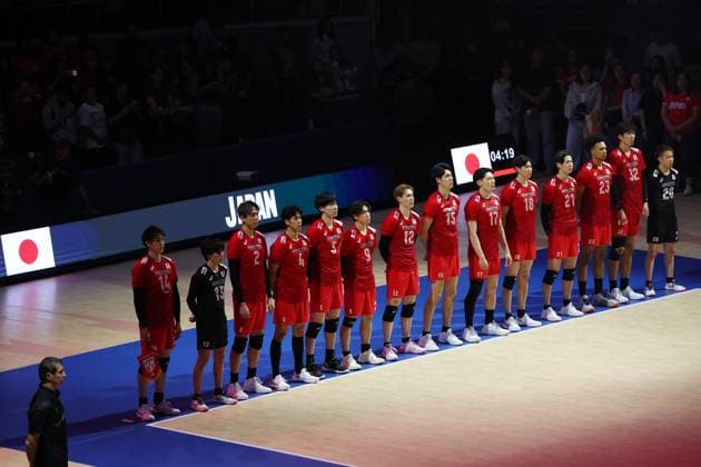 Japan team group, Mannschaftsbild, Totale SEPTEMBER 17, 2025 - Volleyball : FIVB Volleyball Men s World Championship, WM, Weltmeisterschaft 2025 Preliminary Phase between Japan - Libya at Smart Araneta Coliseum, Metro Manila, Philippines. Noxthirdxpartyxsales  aflo_303801081