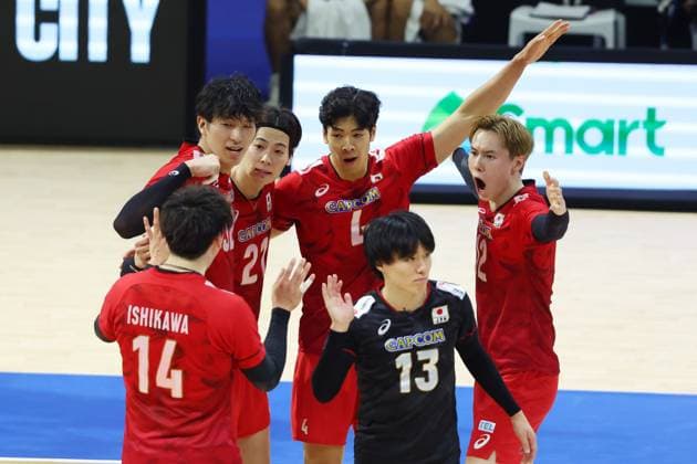 Japan team group, Mannschaftsbild, Totale SEPTEMBER 17, 2025 - Volleyball : FIVB Volleyball Men s World Championship, WM, Weltmeisterschaft 2025 Preliminary Phase between Japan - Libya at Smart Araneta Coliseum, Metro Manila, Philippines. Noxthirdxpartyxsales  aflo_303803939