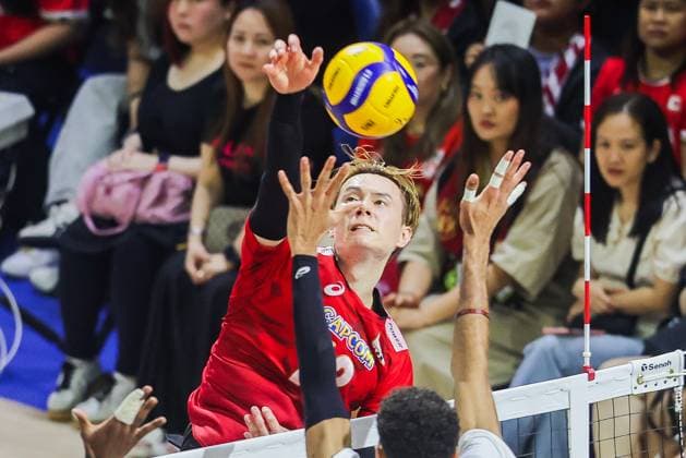(250918) -- QUEZON CITY, Sept. 18, 2025 -- Takahashi Ran of Japan spikes the ball during the pool G match between Japan and Libya at the FIVB Men s World Championship, WM, Weltmeisterschaft 2025 in Quezon City, the Philippines, on Sept. 17, 2025. ) (SP)THE PHILIPPINES-QUEZON CITY-VOLLEYBALL-FIVB MEN S WORLD CHAMPIONSHIP 2025-JPN VS LBA RouellexUmali 