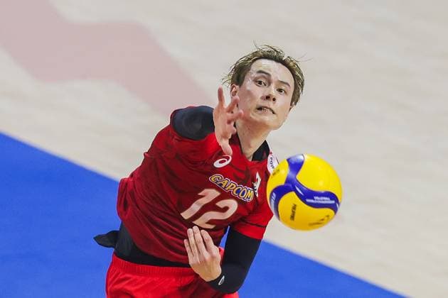 (250918) -- QUEZON CITY, Sept. 18, 2025 -- Takahashi Ran of Japan competes during the pool G match between Japan and Libya at the FIVB Men s World Championship, WM, Weltmeisterschaft 2025 in Quezon City, the Philippines, on Sept. 17, 2025. ) (SP)THE PHILIPPINES-QUEZON CITY-VOLLEYBALL-FIVB MEN S WORLD CHAMPIONSHIP 2025-JPN VS LBA RouellexUmali 