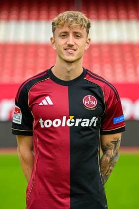 17 09 2025 1 FC Nuremberg FCN Club 2 Football Bundesliga BL Season 2025 2026 Photo appointment Portrait appointment Presentation Press appointment Single photo Single photo Portrait Portrait Headshot Tim Drexler 15, 1 FC Nuremberg FCN
