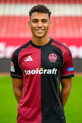 17 09 2025 1 FC Nuremberg FCN Club 2 Football Bundesliga BL Season 2025 2026 Photo appointment Portrait appointment Presentation Press appointment Single photo Single photo Portrait Portrait Headshot Henri Koudossou 8, 1 FC Nuremberg FCN