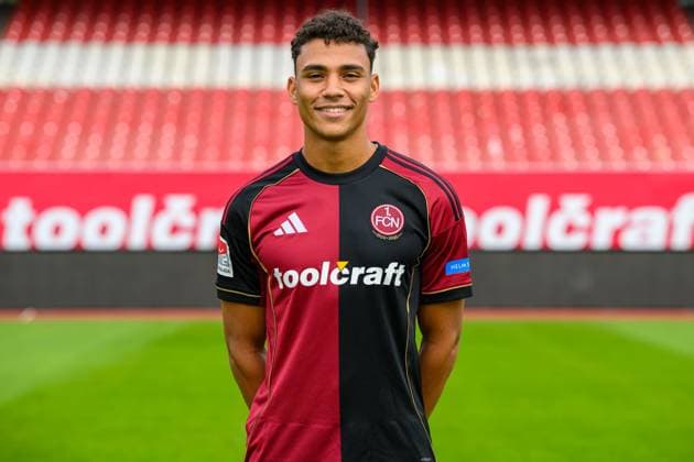 17 09 2025 1 FC Nuremberg FCN Club 2 Football Bundesliga BL Season 2025 2026 Photo appointment Portrait appointment Presentation Press appointment Single photo Single photo Portrait Portrait Headshot Henri Koudossou 8, 1 FC Nuremberg FCN