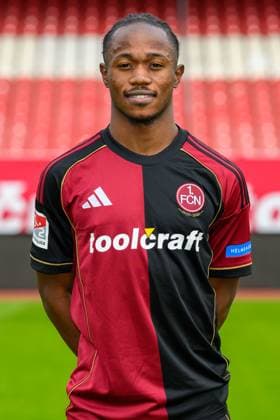 17 09 2025 1 FC Nuremberg FCN Club 2 Football Bundesliga BL Season 2025 2026 Photo appointment Portrait appointment Presentation Press appointment Single photo Single photo Portrait Portrait Headshot Mohamed Ali Zoma 23, 1 FC Nuremberg FCN