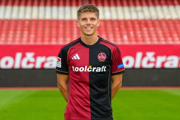 17 09 2025 1 FC Nuremberg FCN Club 2 Football Bundesliga BL Season 2025 2026 Photo appointment Portrait appointment Presentation Press appointment Single photo Single photo Portrait Portrait Headshot Finn Ole Becker 25, 1 FC Nuremberg FCN