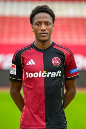 17 09 2025 1 FC Nuremberg FCN Club 2 Football Bundesliga BL Season 2025 2026 Photo appointment Portrait appointment Presentation Press appointment Single photo Single photo Portrait Portrait Headshot Pape Demba Diop 20, 1 FC Nuremberg FCN