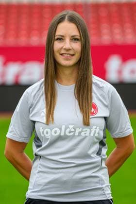 17 09 2025 1 FC Nuremberg FCN Club 2 Football Bundesliga BL Season 2025 2026 Photo appointment Portrait appointment Presentation Press appointment Single photo Single photo Portrait Portrait headshot Anika Monatzetter Physiotherapist 1 FC Nuremberg FCN