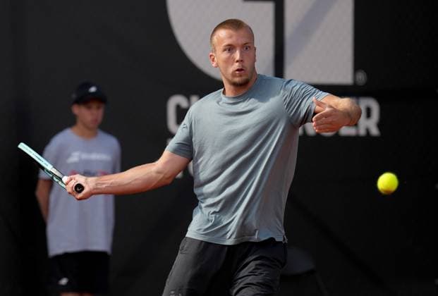 TENNIS - ATP, Tennis Herren Layjet Open BAD WALTERSDORF,AUSTRIA,18.SEP.25 - TENNIS - ATP Challenger Tour, Layjet Open. Image shows Syl Gaxherri (AUT).  GEPAxpictures xMichaelxRiedler