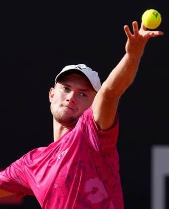 TENNIS - ATP, Tennis Herren Layjet Open BAD WALTERSDORF,AUSTRIA,18.SEP.25 - TENNIS - ATP Challenger Tour, Layjet Open. Image shows Andrew Paulson (CZE).  GEPAxpictures xMichaelxRiedler