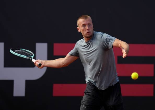TENNIS - ATP, Tennis Herren Layjet Open BAD WALTERSDORF,AUSTRIA,18.SEP.25 - TENNIS - ATP Challenger Tour, Layjet Open. Image shows Syl Gaxherri (AUT).  GEPAxpictures xMichaelxRiedler