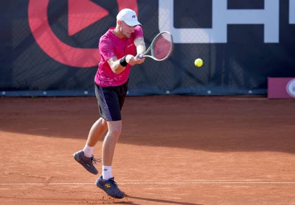 TENNIS - ATP, Tennis Herren Layjet Open BAD WALTERSDORF,AUSTRIA,18.SEP.25 - TENNIS - ATP Challenger Tour, Layjet Open. Image shows Andrew Paulson (CZE).  GEPAxpictures xMichaelxRiedler