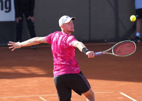 TENNIS - ATP, Tennis Herren Layjet Open BAD WALTERSDORF,AUSTRIA,18.SEP.25 - TENNIS - ATP Challenger Tour, Layjet Open. Image shows Andrew Paulson (CZE).  GEPAxpictures xMichaelxRiedler