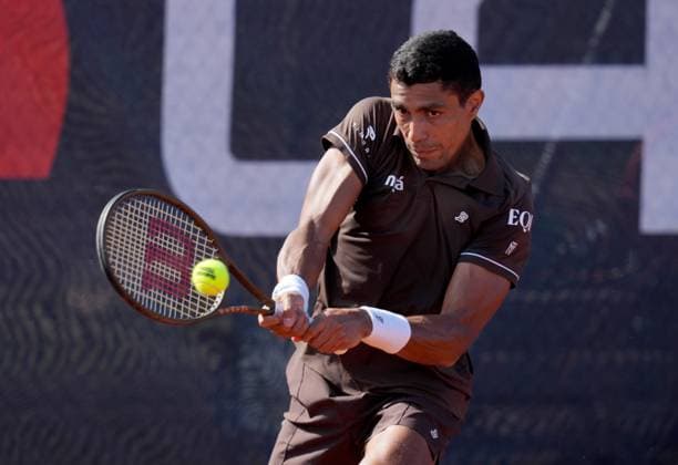 TENNIS - ATP, Tennis Herren Layjet Open BAD WALTERSDORF,AUSTRIA,18.SEP.25 - TENNIS - ATP Challenger Tour, Layjet Open. Image shows Thiago Monteiro (BRA).  GEPAxpictures xMichaelxRiedler