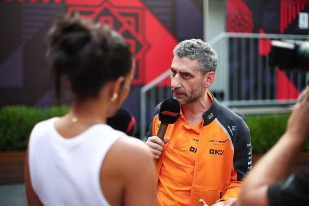 F1 - AZERBAIJAN GRAND PRIX 2025 STELLA Andrea (ita), Team Principal of McLaren F1 Team, portrait during the 2025 Formula 1 Qatar Airways Azerbaijan Grand Prix, 17th round of the 2025 FIA Formula One World Championship, WM, Weltmeisterschaft from September 19 to 21, 2025 on the Baku City Circuit, in Baku, Azerbaijan - BakuAzerbaijan  Copyright: xEricxAlonsox
