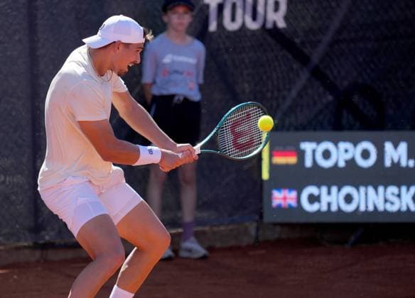 TENNIS - ATP, Tennis Herren Layjet Open BAD WALTERSDORF,AUSTRIA,18.SEP.25 - TENNIS - ATP Challenger Tour, Layjet Open. Image shows Marko Topo (GER).  GEPAxpictures xMichaelxRiedler