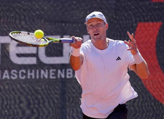 TENNIS - ATP, Tennis Herren Layjet Open BAD WALTERSDORF,AUSTRIA,18.SEP.25 - TENNIS - ATP Challenger Tour, Layjet Open. Image shows Jan Choinski (GBR).  GEPAxpictures xMichaelxRiedler