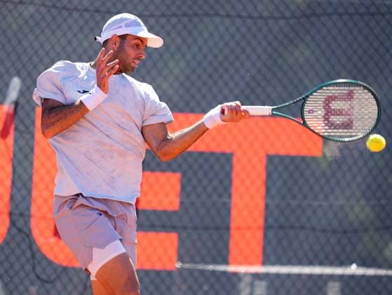 TENNIS - ATP, Tennis Herren Layjet Open BAD WALTERSDORF,AUSTRIA,18.SEP.25 - TENNIS - ATP Challenger Tour, Layjet Open. Image shows Facundo Diaz Acosta (ARG).  GEPAxpictures xMichaelxRiedler