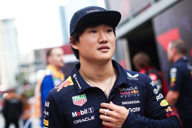 F1 - AZERBAIJAN GRAND PRIX 2025 TSUNODA Yuki (jap), Red Bull Racing RB21, portrait, during the 2025 Formula 1 Qatar Airways Azerbaijan Grand Prix, 17th round of the 2025 FIA Formula One World Championship, WM, Weltmeisterschaft from September 19 to 21, 2025 on the Baku City Circuit, in Baku, Azerbaijan - BakuAzerbaijan  Copyright: xEricxAlonsox