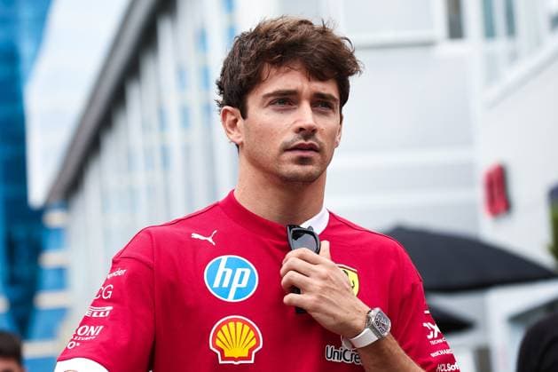 F1 - AZERBAIJAN GRAND PRIX 2025 LECLERC Charles (mco), Scuderia Ferrari SF-25, portrait during the 2025 Formula 1 Qatar Airways Azerbaijan Grand Prix, 17th round of the 2025 FIA Formula One World Championship, WM, Weltmeisterschaft from September 19 to 21, 2025 on the Baku City Circuit, in Baku, Azerbaijan - BakuAzerbaijan  Copyright: xEricxAlonsox