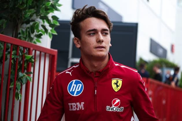 F1 - AZERBAIJAN GRAND PRIX 2025 BEGANOVIC Dino (swe), Ferrari Driver Academy, portrait during the 2025 Formula 1 Qatar Airways Azerbaijan Grand Prix, 17th round of the 2025 FIA Formula One World Championship, WM, Weltmeisterschaft from September 19 to 21, 2025 on the Baku City Circuit, in Baku, Azerbaijan - BakuAzerbaijan  Copyright: xEricxAlonsox