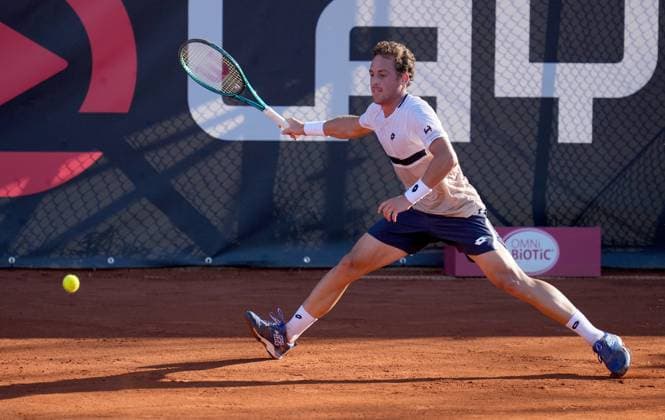 TENNIS - ATP, Tennis Herren Layjet Open BAD WALTERSDORF,AUSTRIA,18.SEP.25 - TENNIS - ATP Challenger Tour, Layjet Open. Image shows Roberto Carballes Baena (SPA).  GEPAxpictures xMichaelxRiedler