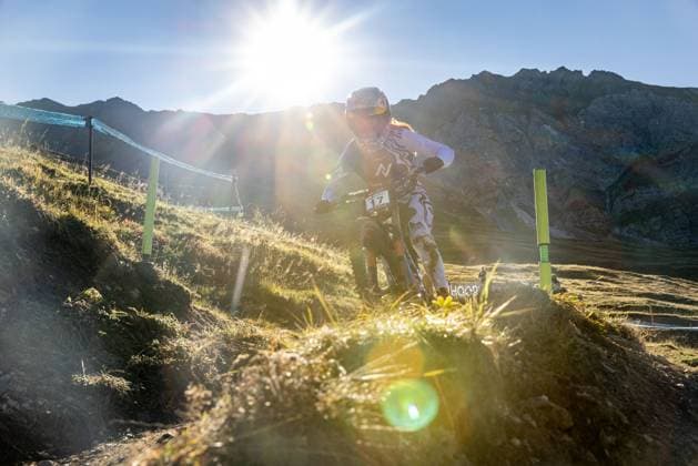 Whoop UCI Mountainbikeworldcup Downhill Lenzerheide HEMSTREET Gracey NORCO RACE DIVISIONat Whoop UCI Mountainbikeworldcup Downhill Lenzerheide, 18 09 2025,in Lenzerheide,SUI Foto Sebastian Sternemannat Whoop UCI Mountainbikeworldcup Downhill Lenzerheide, 18 09 2025,in Lenzerheide,SUI Foto Sebastian Sternemann