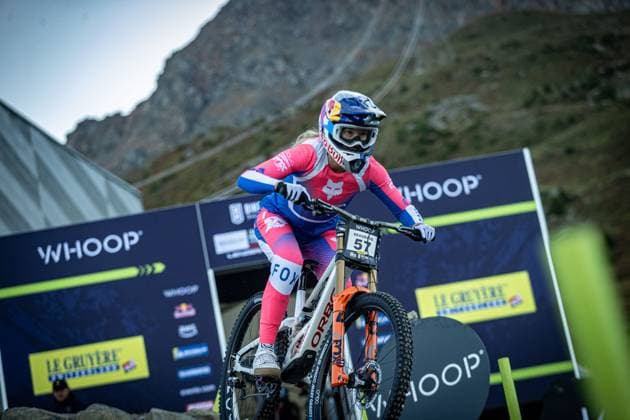 Whoop UCI Mountainbikeworldcup Downhill Lenzerheide SEAGRAVE Tahnee ORBEA FMD RACINGat Whoop UCI Mountainbikeworldcup Downhill Lenzerheide, 18 09 2025,in Lenzerheide,SUI Photo Sebastian Sternemannat Whoop UCI Mountainbikeworldcup Downhill Lenzerheide, 18 09 2025,in Lenzerheide,SUI Photo Sebastian Sternemann