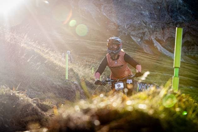 Whoop UCI Mountainbikeworldcup Downhill Lenzerheide FRENER Lina NORCO RACE DIVISIONat Whoop UCI Mountainbikeworldcup Downhill Lenzerheide, 18 09 2025,in Lenzerheide,SUI Photo Sebastian Sternemannat Whoop UCI Mountainbikeworldcup Downhill Lenzerheide, 18 09 2025,in Lenzerheide,SUI Photo Sebastian Sternemann