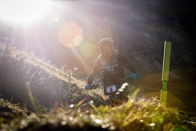 Whoop UCI Mountainbikeworldcup Downhill Lenzerheide BALANCHE Camille YETI FOX FACTORY RACE TEAMat Whoop UCI Mountainbikeworldcup Downhill Lenzerheide, 18 09 2025,in Lenzerheide,SUI Foto Sebastian Sternemannat Whoop UCI Mountainbikeworldcup Downhill Lenzerheide, 18 09 2025,in Lenzerheide,SUI Foto Sebastian Sternemann