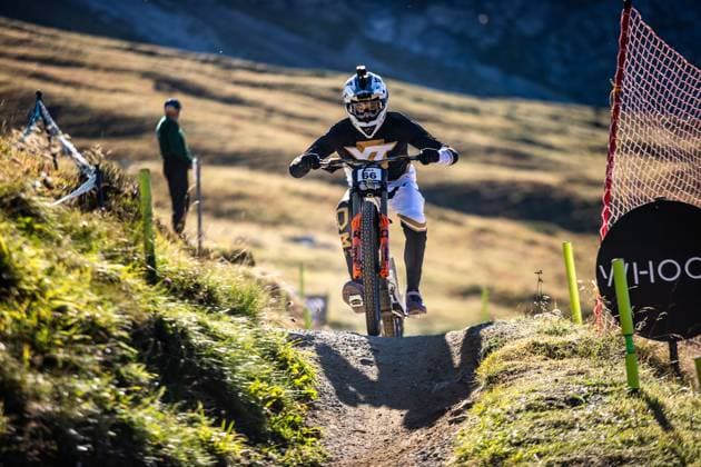 Whoop UCI Mountainbikeworldcup Downhill Lenzerheide KOLB Andreas YT MOBat Whoop UCI Mountainbikeworldcup Downhill Lenzerheide, 18 09 2025,in Lenzerheide,SUI Photo Sebastian Sternemannat Whoop UCI Mountainbikeworldcup Downhill Lenzerheide, 18 09 2025,in Lenzerheide,SUI Photo Sebastian Sternemann