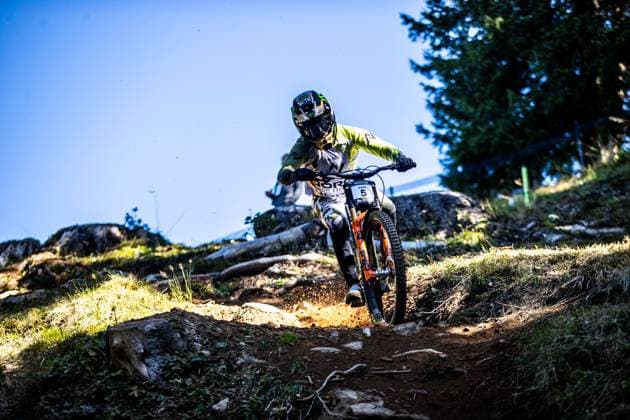 Whoop UCI Mountainbikeworldcup Downhill Lenzerheide HART Danny NORCO RACE DIVISIONat Whoop UCI Mountainbikeworldcup Downhill Lenzerheide, 18 09 2025,in Lenzerheide,SUI Photo Sebastian Sternemannat Whoop UCI Mountainbikeworldcup Downhill Lenzerheide, 18 09 2025,in Lenzerheide,SUI Photo Sebastian Sternemann