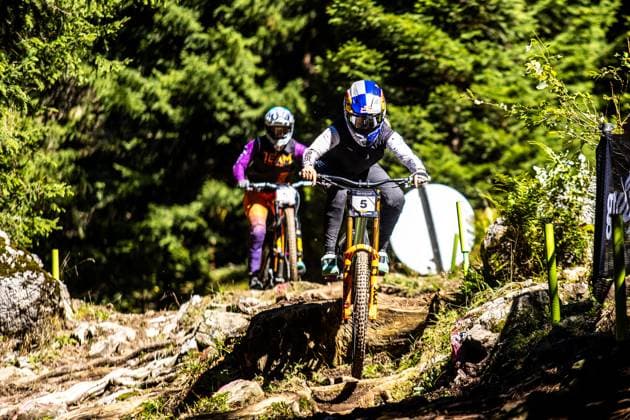 Whoop UCI Mountainbikeworldcup Downhill Lenzerheide HART Danny NORCO RACE DIVISIONat Whoop UCI Mountainbikeworldcup Downhill Lenzerheide, 18 09 2025,in Lenzerheide,SUI Photo Sebastian Sternemannat Whoop UCI Mountainbikeworldcup Downhill Lenzerheide, 18 09 2025,in Lenzerheide,SUI Photo Sebastian Sternemann