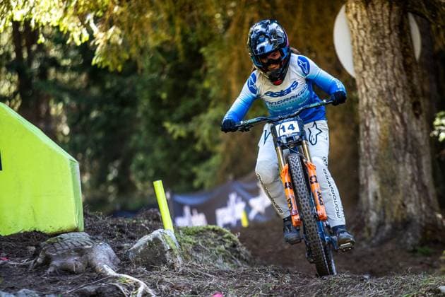 Whoop UCI Mountainbikeworldcup Downhill Lenzerheide HARTENSTERN Max CUBE FACTORY RACINGat Whoop UCI Mountainbikeworldcup Downhill Lenzerheide, 18 09 2025,in Lenzerheide,SUI Photo Sebastian Sternemannat Whoop UCI Mountainbikeworldcup Downhill Lenzerheide, 18 09 2025,in Lenzerheide,SUI Photo Sebastian Sternemann