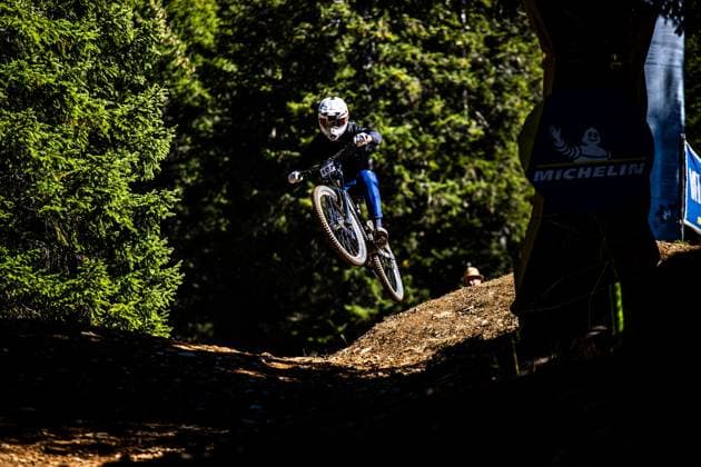 Whoop UCI Mountainbikeworldcup Downhill Lenzerheide TURBA Albertas at Whoop UCI Mountainbikeworldcup Downhill Lenzerheide, 18.09.2025,in Lenzerheide,SUI Foto: Sebastian Sternemannat Whoop UCI Mountainbikeworldcup Downhill Lenzerheide, 18.09.2025,in Lenzerheide,SUI Foto: Sebastian Sternemann