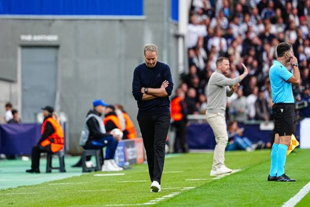 Kasper Hjulmand Bayer 04 Leverkusen, Coach DEN, FC Copenhagen vs Bayer 04 Leverkusen, Football, UEFA Champions League, Matchday 1, 2025 2026 season, 18 09 2025 DEN, FC Copenhagen vs Bayer 04 Leverkusen, Football, UEFA Champions League, Matchday 1, 2025 2026 season, 18 09 2025 Copenhagen Copyright: xEibner-Pressefoto MarcelxvonxFehrnx EP_MFN