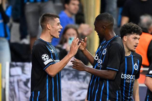 Club Brugge v Monaco - UEFA Champions League BRUGGE, BELGIUM - SEPTEMBER 18 : Tresoldi Nicolo forward of Club Brugge celebrates scoring a goal during the UEFA Champions League 2025 26 League Phase MD1 match between Club Brugge and Monaco on September 18, 2025 in Brugge, Belgium, 18 09 2025 Brugge Belgium  Copyright: xNicoxVereeckenx