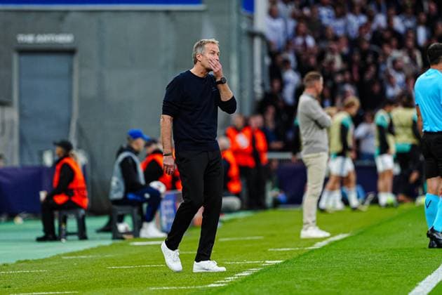 Kasper Hjulmand Bayer 04 Leverkusen, Coach DEN, FC Copenhagen vs Bayer 04 Leverkusen, Football, UEFA Champions League, Matchday 1, 2025 2026 season, 18 09 2025 DEN, FC Copenhagen vs Bayer 04 Leverkusen, Football, UEFA Champions League, Matchday 1, 2025 2026 season, 18 09 2025 Copenhagen Copyright: xEibner-Pressefoto MarcelxvonxFehrnx EP_MFN