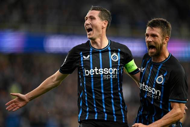 Club Brugge v Monaco - UEFA Champions League BRUGGE, BELGIUM - SEPTEMBER 18 : Vanaken Hans midfielder of Club Brugge celebrates scoring a goal during the UEFA Champions League 2025 26 League Phase MD1 match between Club Brugge and Monaco on September 18, 2025 in Brugge, Belgium, 18 09 2025 Brugge Belgium  Copyright: xNicoxVereeckenx