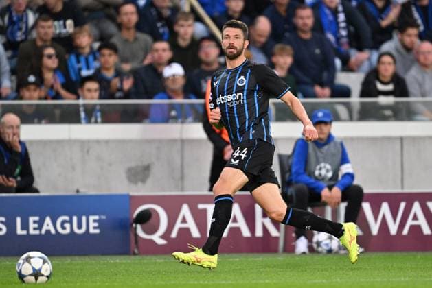 250918 Club Brugge vs AS Monaco Brandon Mechele (44) of Club Brugge pictured during the Uefa Champions League first matchday in the League phase game in season 2025 - 2026 between Club Brugge KV and AS Monaco on September 18 , 2025 in Brugge, Belgium. (Photo by David Catry Isosport) Brugge Belgium  Copyright: xDavidxCatryx 20250918DC2_0483