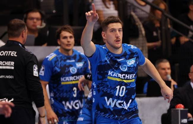 18 09 2025, Germany, Stuttgart, DAIKIN HBL Handball Bundesliga season 2025 2026, TVB Stuttgart vs FRISCH AUF Göppingen, Ivan Snajder TVB